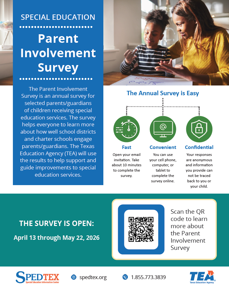 Information for Parent Involvement Survey
